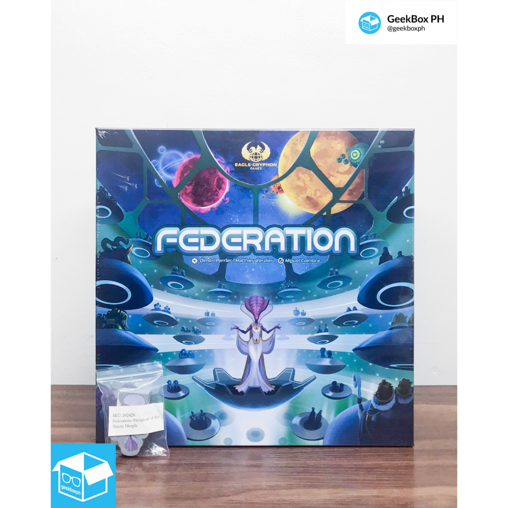 Federation Bundle: Core Game with President of the Senate Meeple Board Game