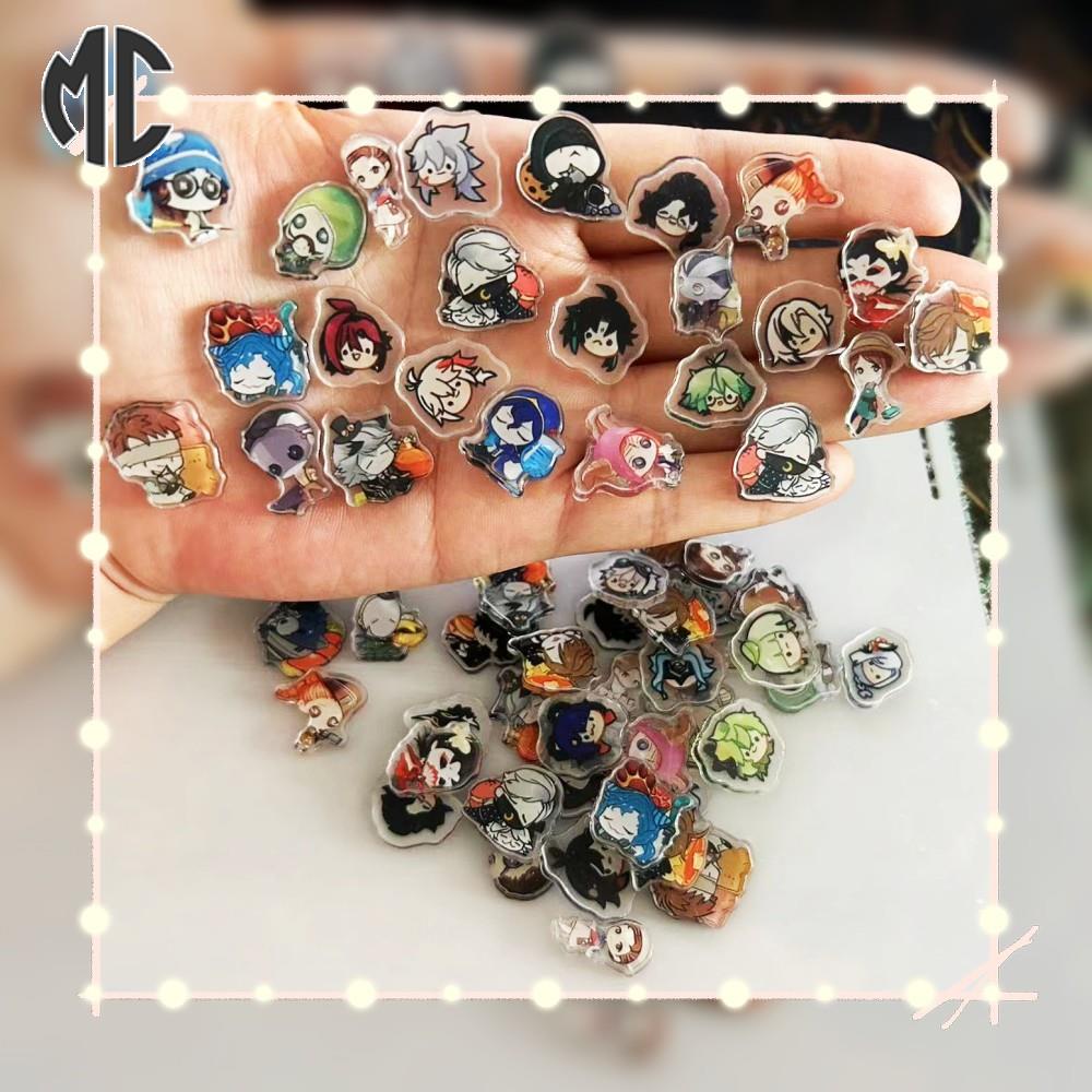 Fifth Personality Merchandise 2cm (Random 1 Item) Acrylic Sheet Keychain Hair Rope Refrigerator Sticker Shaking Music Jewelry DIYPP Clip Accessories