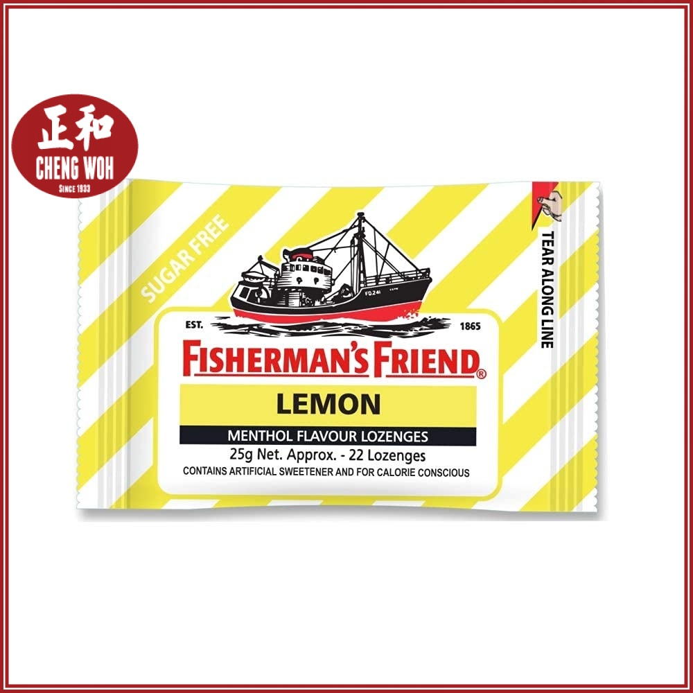 Fisherman's Friend Lozenges 25g(21Lozenges) - Lemon