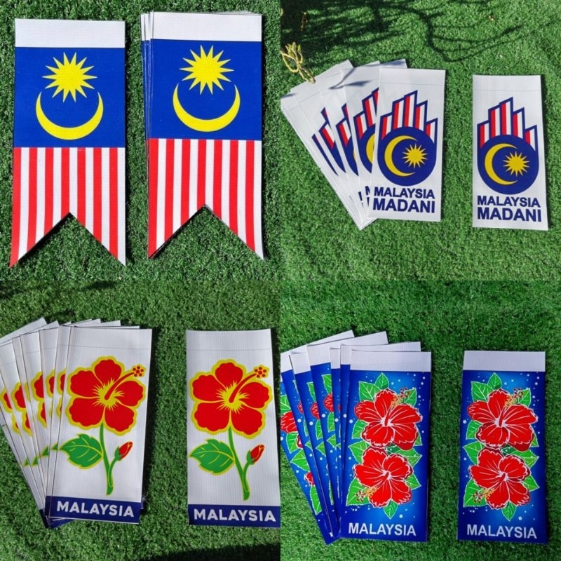 Flash Sale! 20 Keping Bendera Hiasan Merdeka Malaysia Flag - Semarakkan Suasana Merdeka Anda!