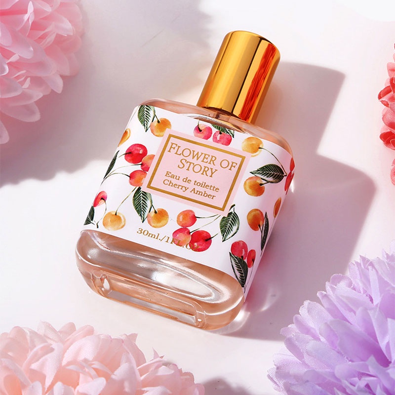 Flower of Story 30ml Lady Perfume Spray Body Mini Fragrance Women Fresh Natural Romantic Elegant Floral Fruity Girl Gift