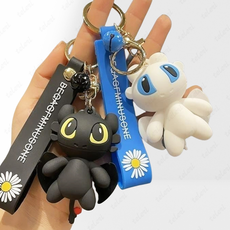 Flying Dragon How To Train Your Dragon Anime Dragon Couple Pendant Keychain Accessories For Gift