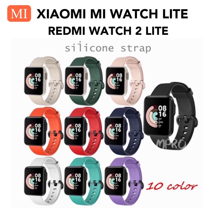 For Xiaomi Mi Watch Lite / Redmi Watch 2 Lite Strap Replacement For Mi Smart Watch Xiaomi Redmi 2Lite Tpu Strap