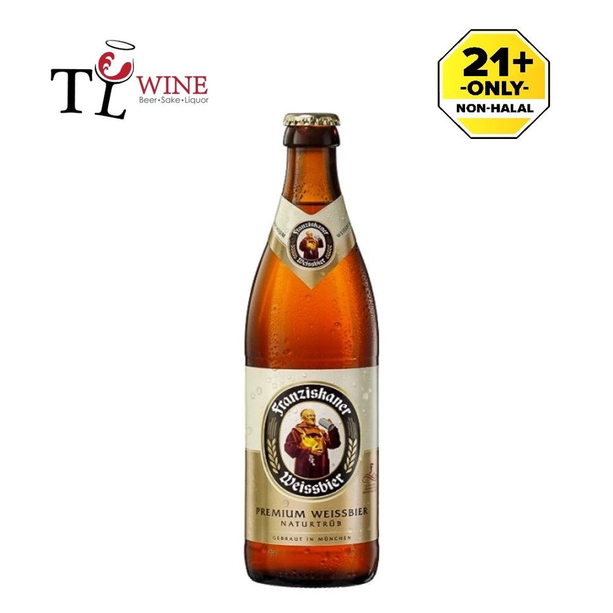 Franziskaner Hefe-Weissbie 500ml (Alc: 5%) ORIGINAL ✅Duty paid (German Beer)