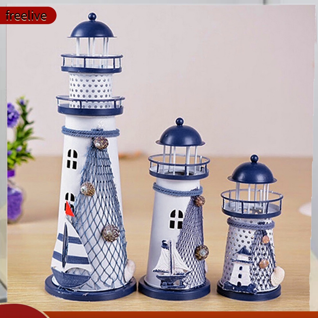 freelive| House Home Ornament Furnishing Maritime Crafts Beacon Decoration Lighthouse