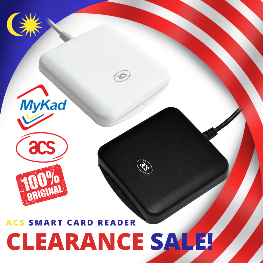 [FREE MyKad Software] SMART CARD READER ACR39U-U1/ ACR38U-I1/ Mykad Card Reader ISO 7816 - CLEARANCE SALE! - Vericardsys