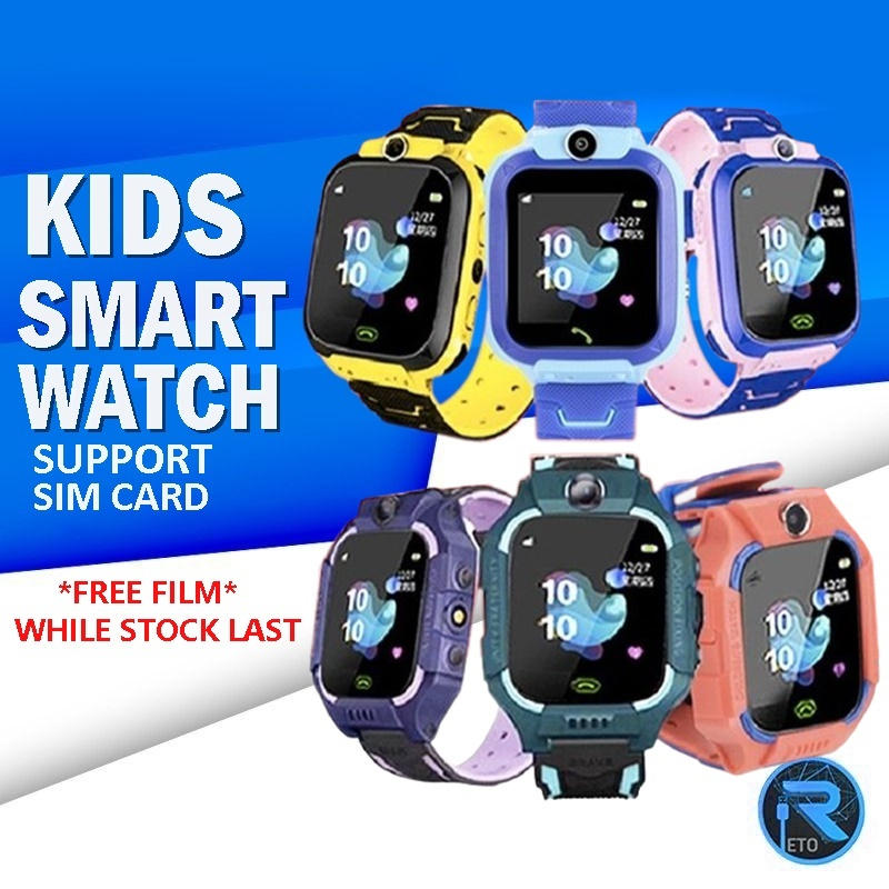 [FREE WATCH FILM] Q12 / Q19 Kids Smartwatch With Camera Anti-Lost Kids Smart Watch Waterproof Jam Pintar Kanak-Kanak