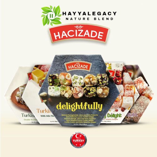 Fresh Turkish Delights Hacizade - Manisan Dari Turki 250g