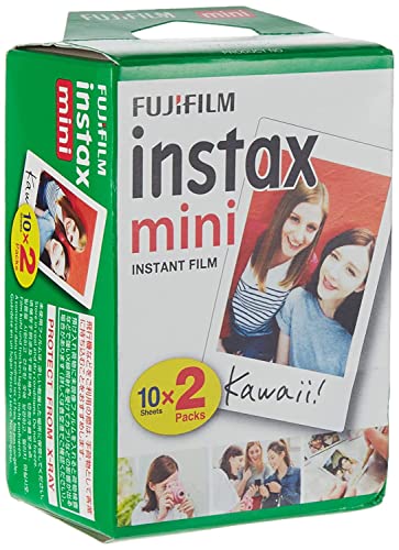 Fujifilm INSTAX Mini Instant Film Twin Pack (White) - International Version