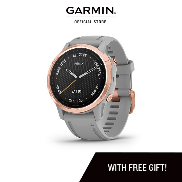 Garmin Fenix 6s Multisport GPS Smartwatch With Elevate™ Wrist Heart Rate Technology