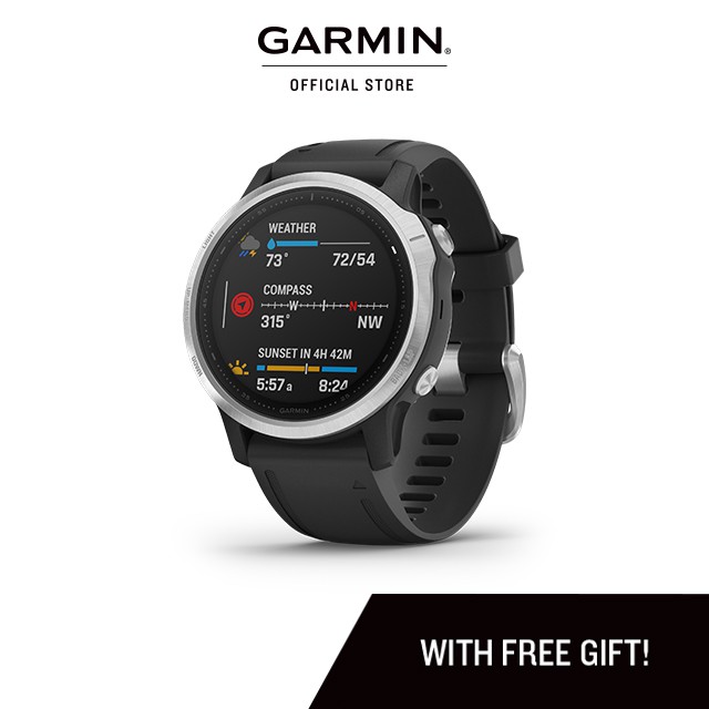 Garmin Fenix 6s Multisport GPS Smartwatch With Elevate™ Wrist Heart Rate Technology