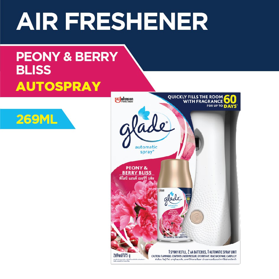 Glade Autospray Peony & Berry Bliss Starter (269ml)