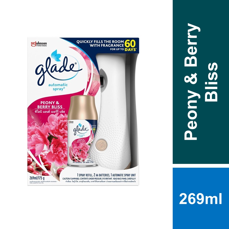 Glade Autospray Peony & Berry Bliss Starter 269ml