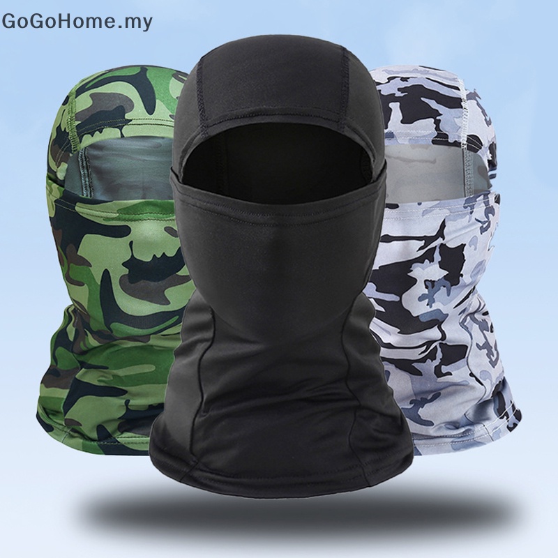 GOG Mens Face Mask Ski Camouflage Hiking Cycling Tactical Breathable Scarf Motorcycle Helmet Liner Cap Hood Beanies Hats MY