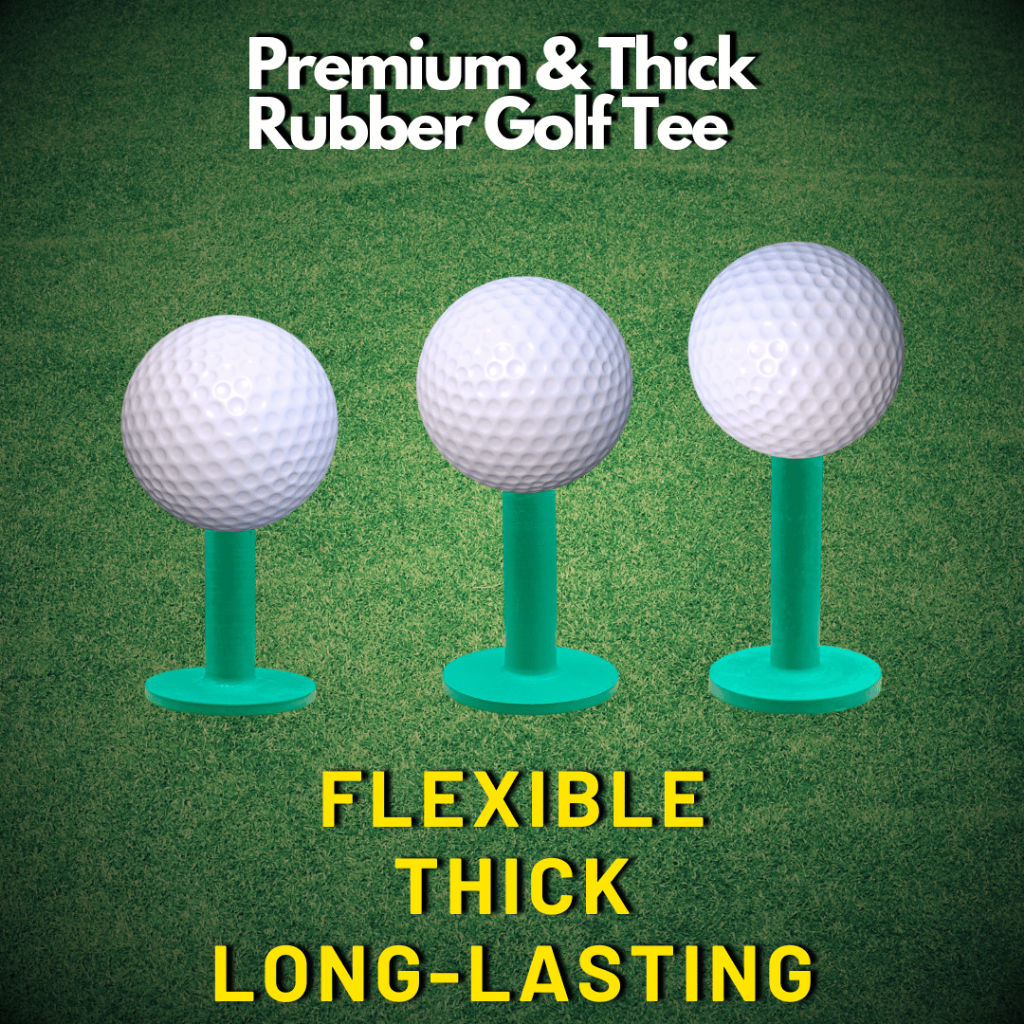 Golf Tee Premium Thick Rubber Golf Tee Golf Tees Driving Range Tee Eco Friendly Green