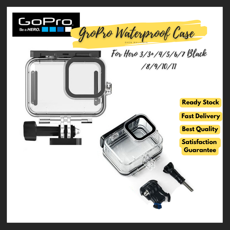 GOPRO Waterproof Case for HERO 3 / 3+ / 4 / 5 / 6 / 7 Black /2018/ 8 / 9 / 10 / 11 / 12 + RED Filter | FAST DELIVERY❗❗