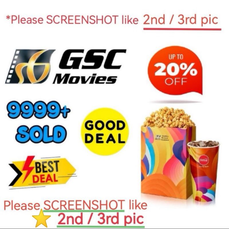 GSC Movie Ticket Tiket Murah up to 30% Discount Big Promo Golden Screen Cinema Cheap Best