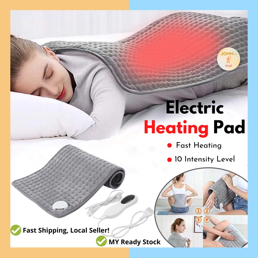 Hailicare Electric Therapy Heating Blanket Microplush Heat Mat Neck For Abdomen Stomach Waist Back Pain Relief