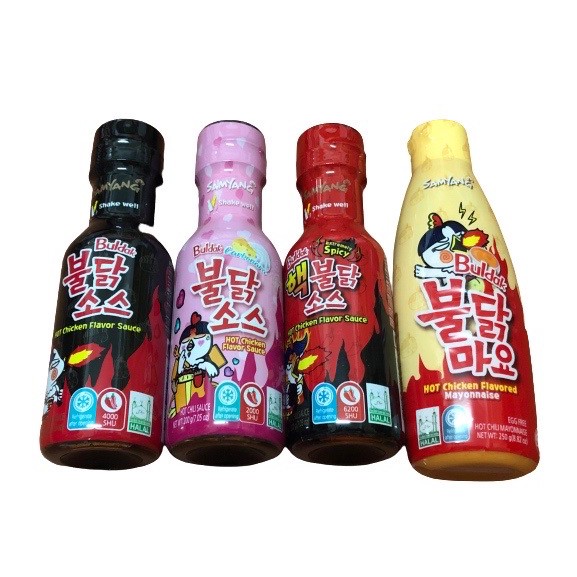 (halal)Samyang hot chicken flavor sauce original/2 spicy/carbonara-- Buldak Hot Spicy Mayo 200g/250g - halal