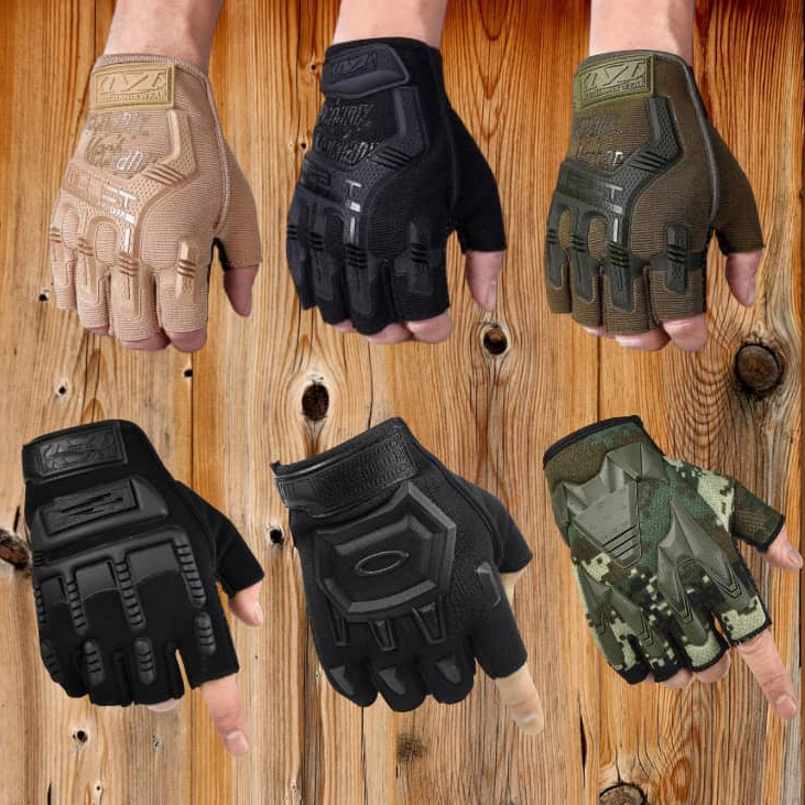 Half Finger Gloves Protective Riding Military Outdoor Army Tactical Hunting Cycling Hiking SWAT Glove