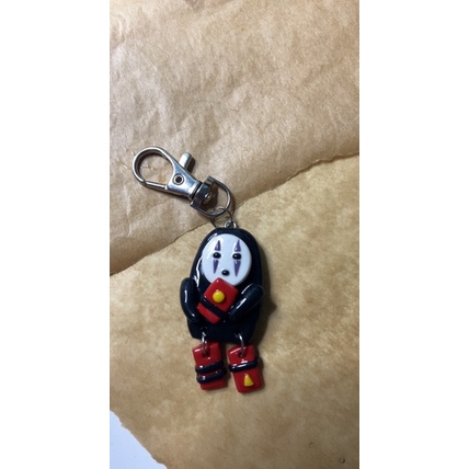 Handcrafted Kaonashi keychain