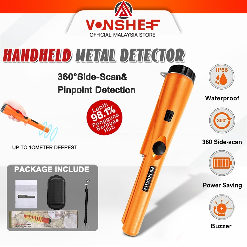 Handheld Underground Metal Detector Gold Detectors Treasure Hunter Detector GP-POINTER Pinpointer Probe Metal Detector