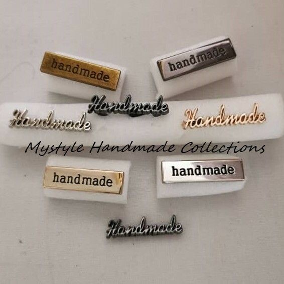 HANDMADE Label Metal # Handmade Tag # DIY Bag Accessories DIY # DIY Leather Accessories # Beg Handmade # Metal Tags