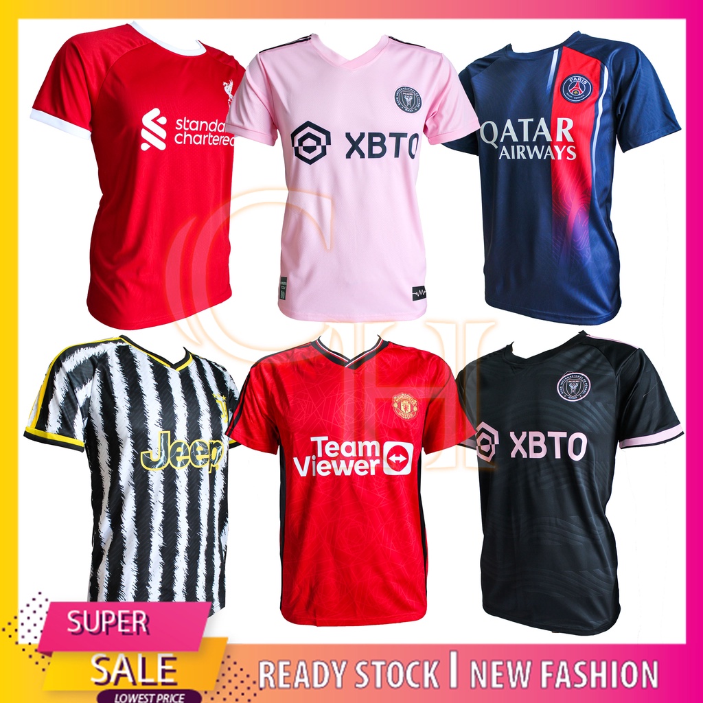 (HARGA BORONG) MEN JERSEY T-SHIRT SOCCER CLUB FOOTBALL NEW SEASON (BAJU JERSI LELAKI LENGAN BOLA SEPAK FUTSAL) MTI13