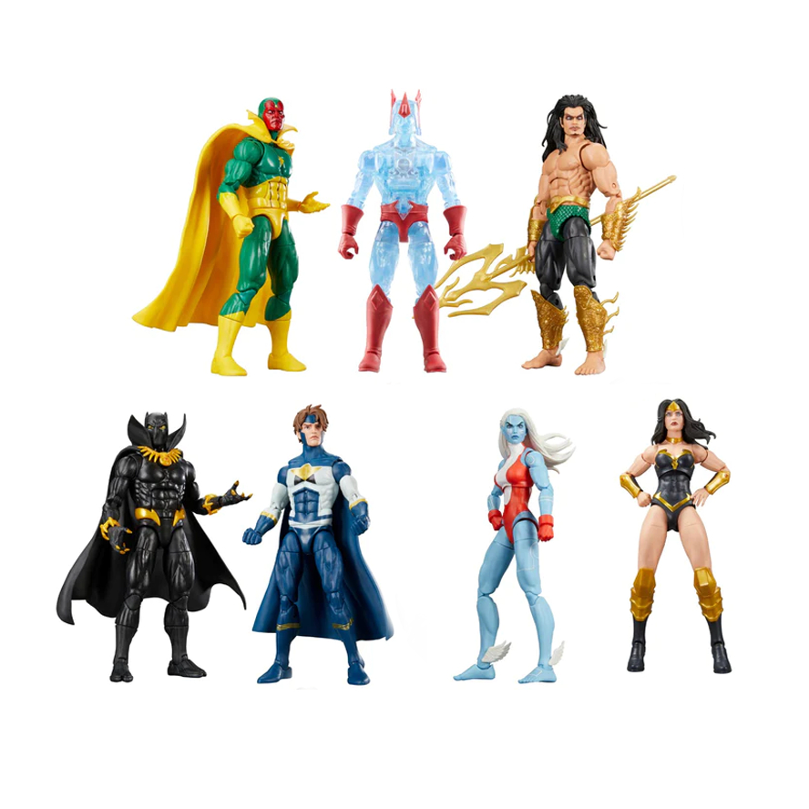 Hasbro Marvel Legends Namor Namorita Black Panther Power Princess Vision Justice Crystar 6 Inch No Baf