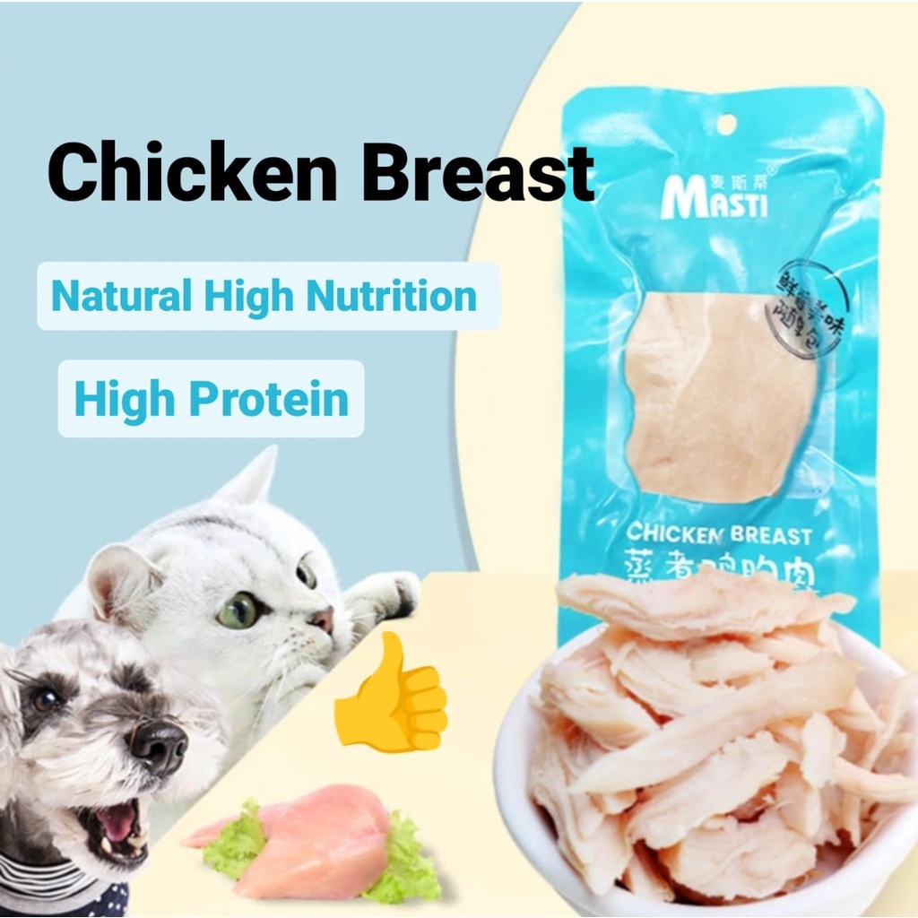 Healthy Pet Snack Cat Dog Chicken Breast Protein Cat Food Dog Food Cat Treat Cat Snack Ayam Dada Makanan Jajan Kucing