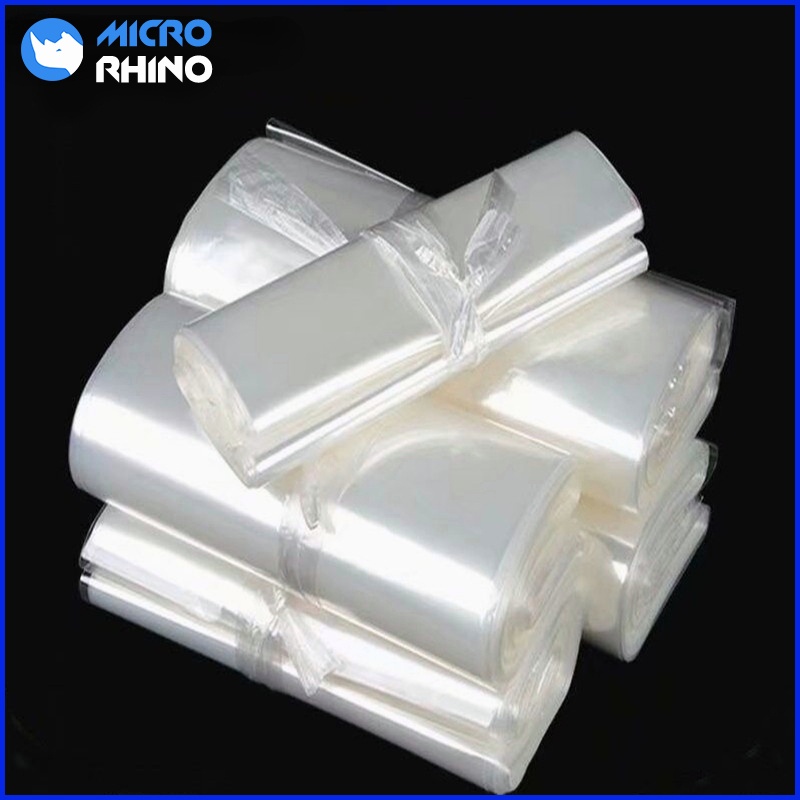 Heat Shrink Bag 100Pcs Clear POF Storage Plastic Shrinkable Bags Wrap Film for Sundries Electronics Package