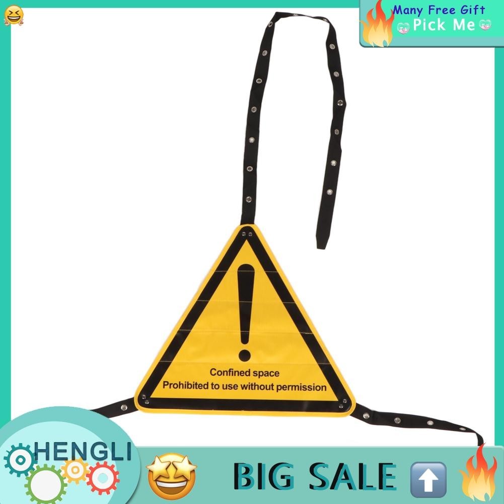 Hengli Isolation Warning Sign for Confined Space Lockout High Visibility Caution to Ensure Safety During Procedures