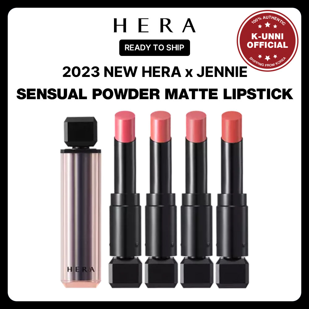 [HERA x JENNIE] ✨2023 NEW✨ Sensual Powder Matte Lipstick 3g / All colors are available / Shipping from Korea