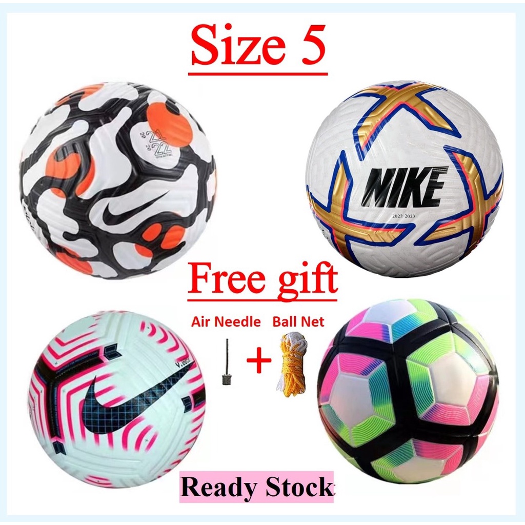 High Quality Size 5 Bola Sepak/Padang AntiSlip Soft PU Leather Soccer Football