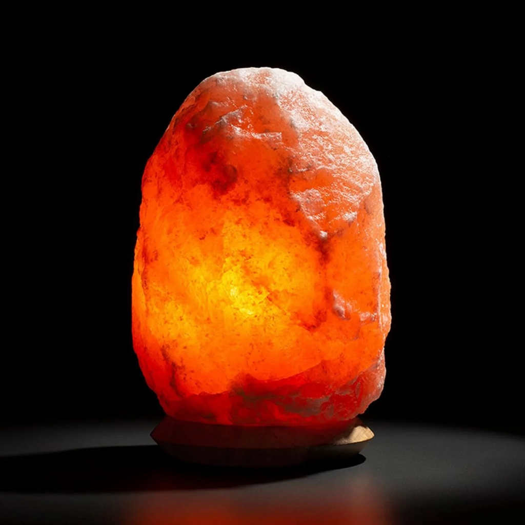 Himalayan Rock Salt Lamp ( 15 Unique Fancy shapes) - Lampu Garam Bukit Himalaya - Orange Color