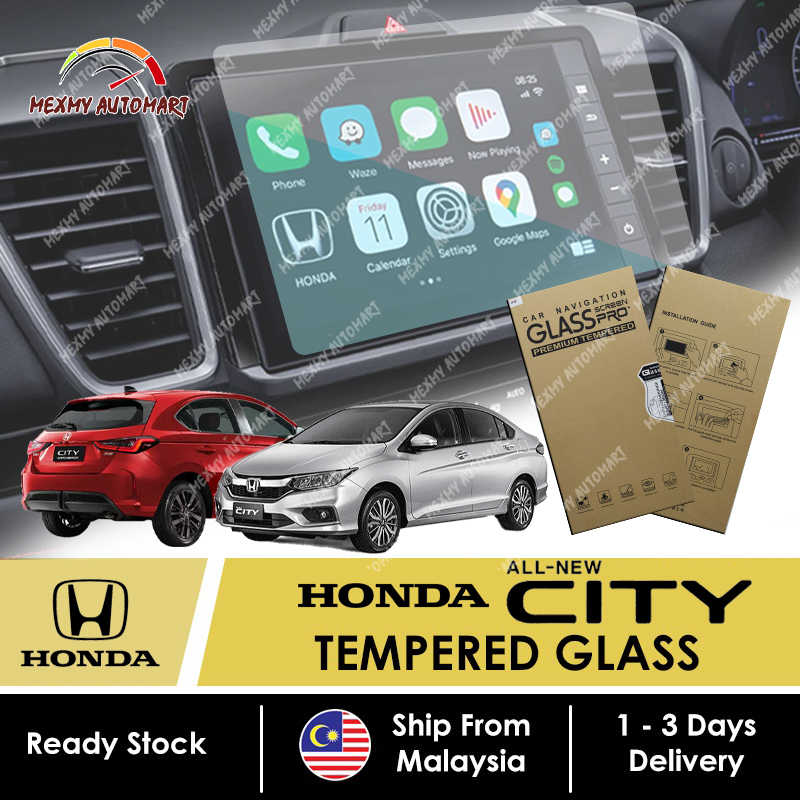 HONDA City 2020- 2024 Facelift / City Hatchback Head Unit Screen Protector Infotainment Tempered Glass Accessories 2023