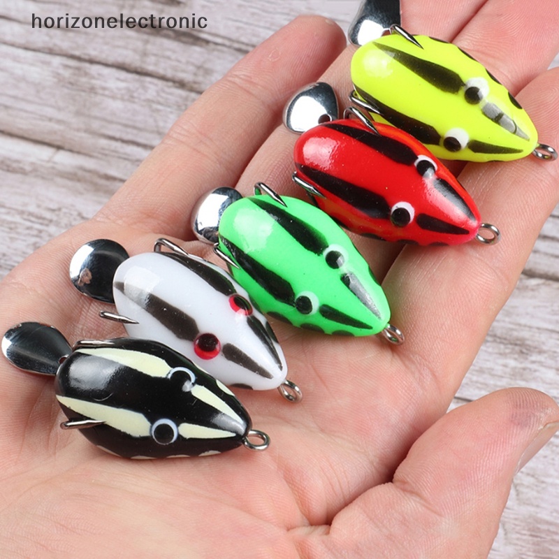 【horizonelectronic】 RUGBY / RUGBY MINI FROG Soft Rubber Frog Expert For Snakehead Hunter Haruan/Toman Bunga/Bujuk Soft frog katak tiruan