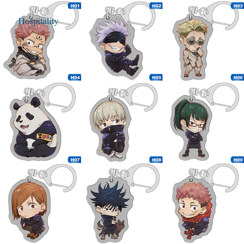 Hospitality Available Jujutsu Kaisen Keychain Fashion Anime Keychain Accessories