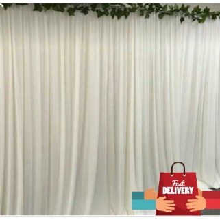 HOT SALE!!kain backdrop pelamin jersey matte