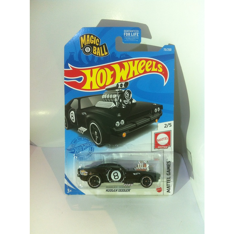 Hot Wheels. 2021 Mattel Games Mini Collection -2. Rodger Dodger. Black My Sources Say No by MATTEL