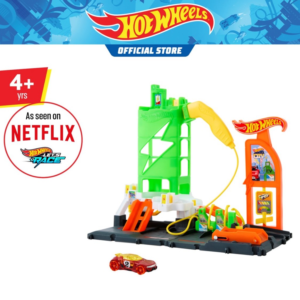 Hot Wheels City Super Recharge Fuel Station (HTN79)