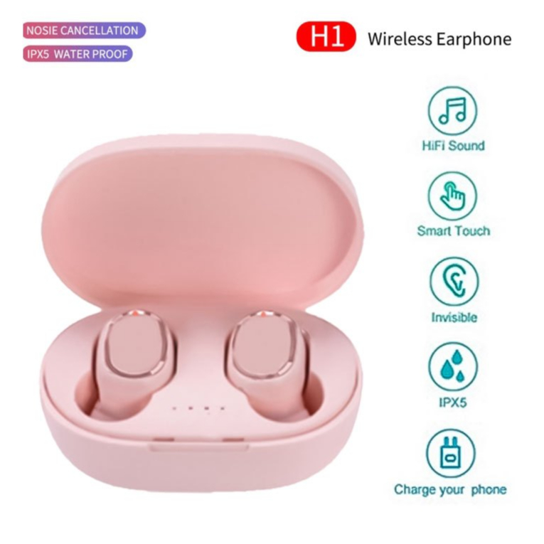 HQAi H1 TWS Earphones Bluetooth Earphone inPods Wireless Headphone Earbuds Sports Headsets For All Phoneearpods