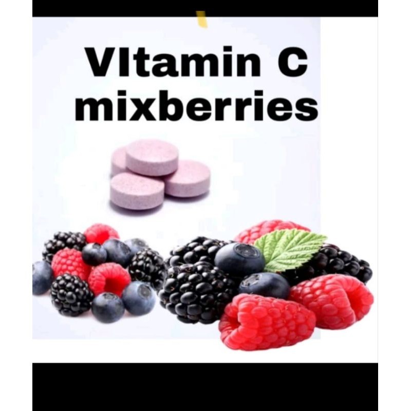 ( HRGA SEBIJI) TABLET VITAMIN C ORANGE DAN BERRIES utk KULIT cantik ( oem product) under KILANG malaysia