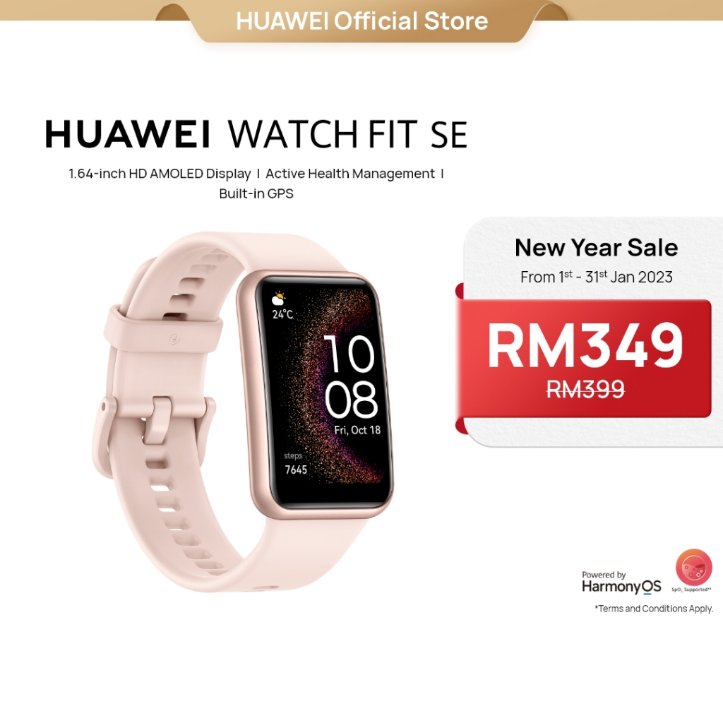 HUAWEI WATCH Fit SE (Special Edition) Smartwatch HD AMOLED Display Active Health Management (1.64")