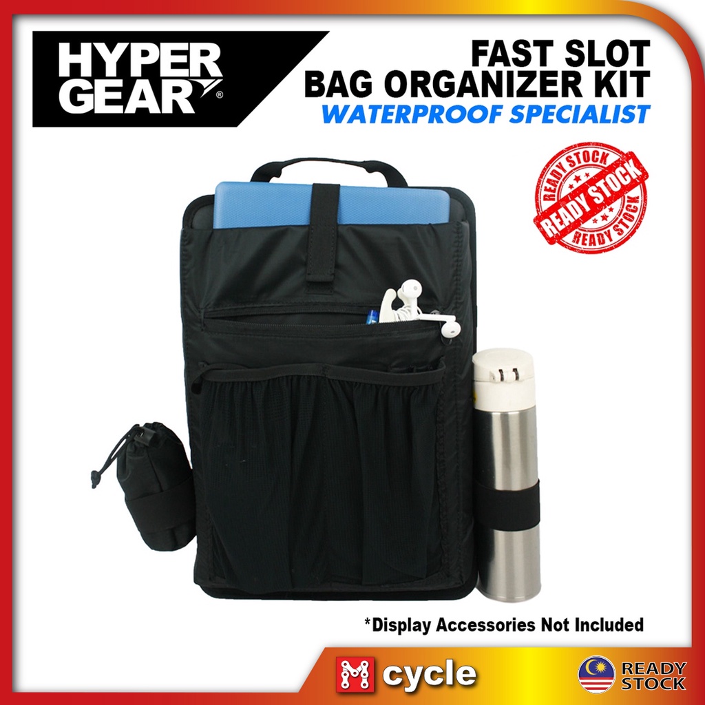 Hypergear Fast Slot Essential Bag Organizer Laptop Document Backpack Adaptor Insert Hyper Gear Accessories