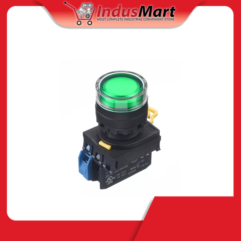 IDEC YW1L-MF2E11Q0G (GREEN) PUSH BUTTON