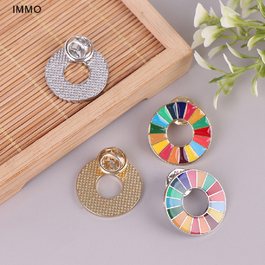 im Enamal 17 Colors Sustainable Development Goals Brooch United Nations SDGs Pin my