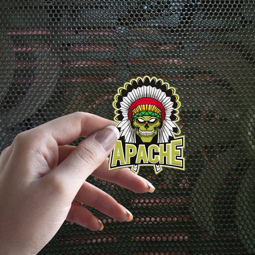 Indian Apache Waterproof Vinyl Decal Sticker