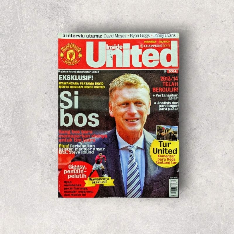 Inside UNITED Magazine No. 56-3 Main Interviu: David Moyes, Ryan Giggs, Jonny Evans