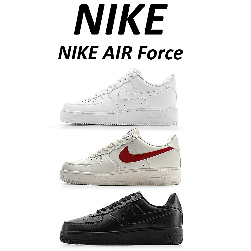 ✅ （in stock）nike air force 1 classic men shoes sneakers women casual shoes black White Red